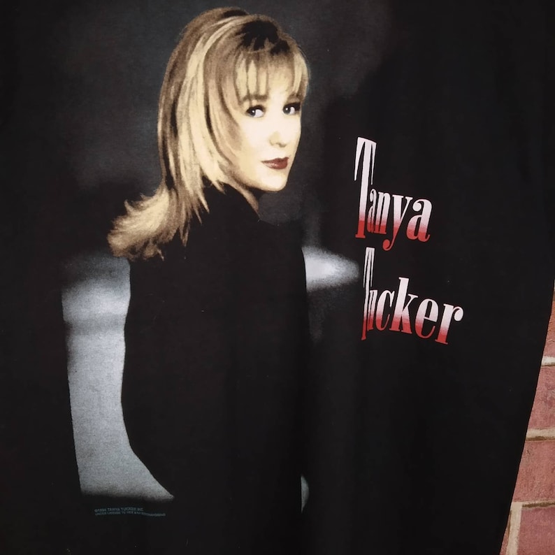 Vintage 90s Tanya Tucker Album Promo Tour Concert Country Music T-shirt medium size