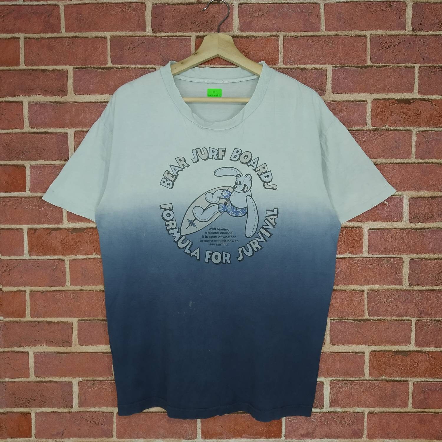 Rare!! Bear Surfboards Surfing Tye Dye Promo T-shirt Size L