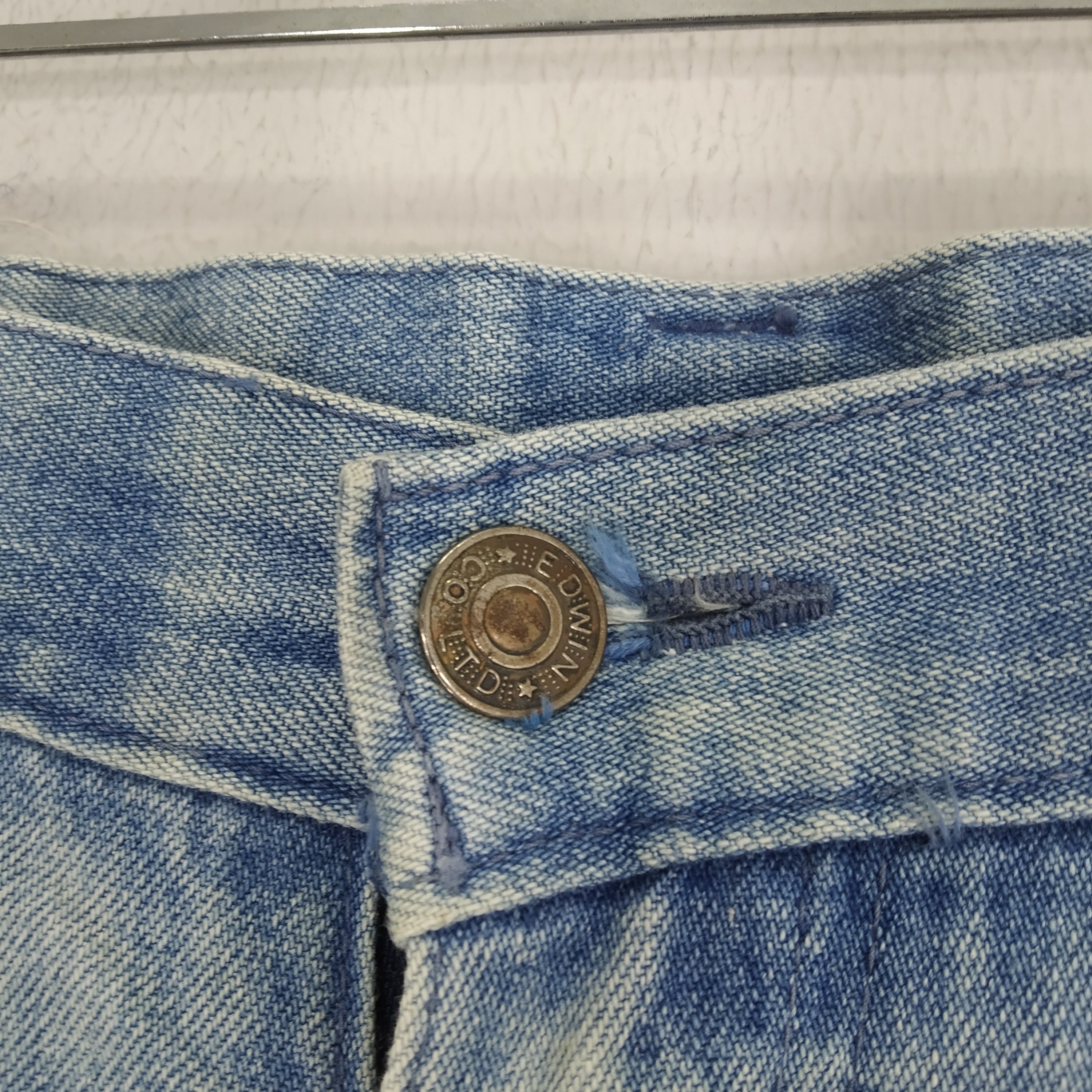 Vintage 90s Edwin Classic Stonewash Blue Baggy Jeans Edwin Japan Edwin ...