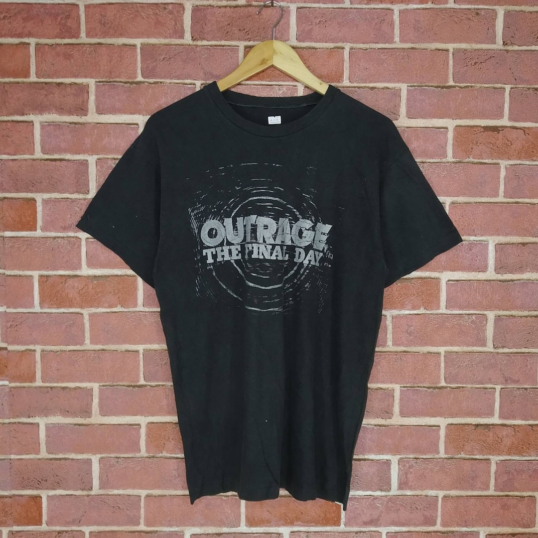 Vintage 90s Outrage the Final Day Album Promo Heavy Metal Band