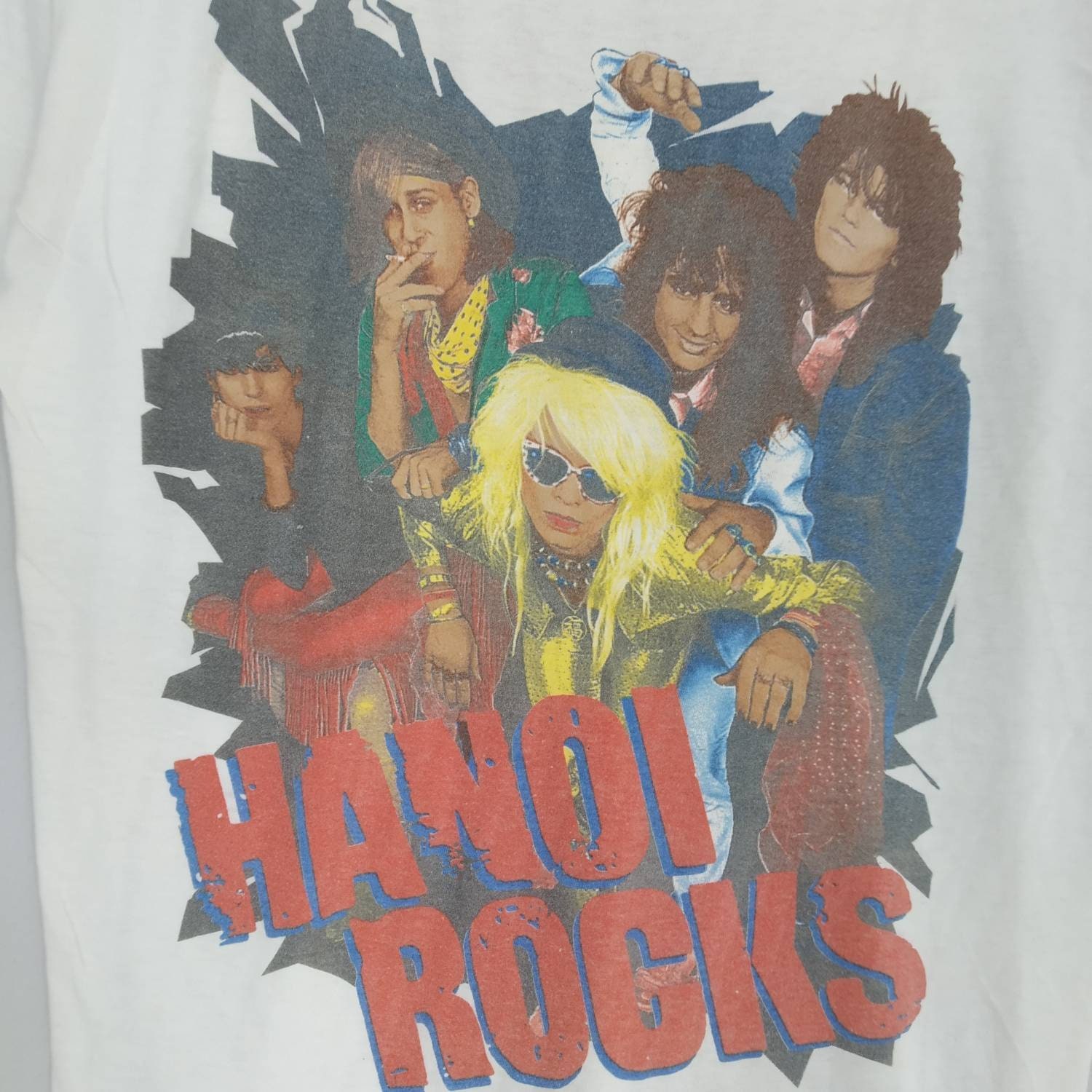 Vintage 80's Hanoi Rock Glam Punk Rock Band Tour Concert Music