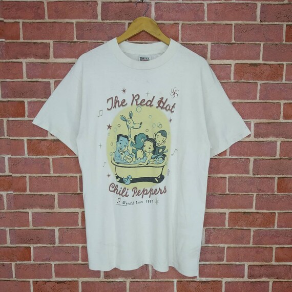 レア RED HOT CHILI PEPPERS Tシャツ vintageバンドTシャツ - Tシャツ