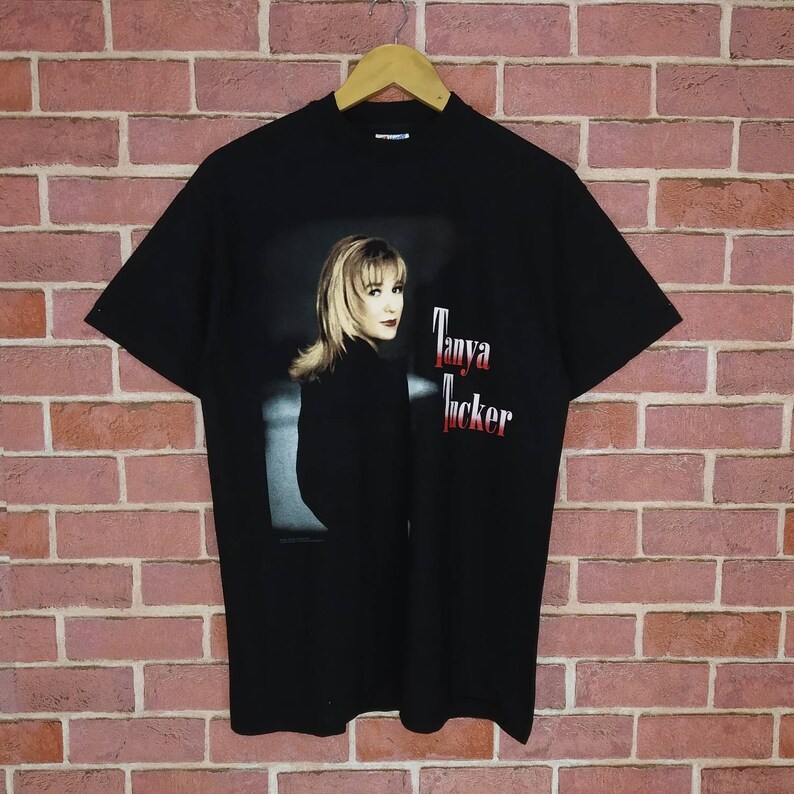 Vintage 90s Tanya Tucker Album Promo Tour Concert Country Music T-shirt medium size