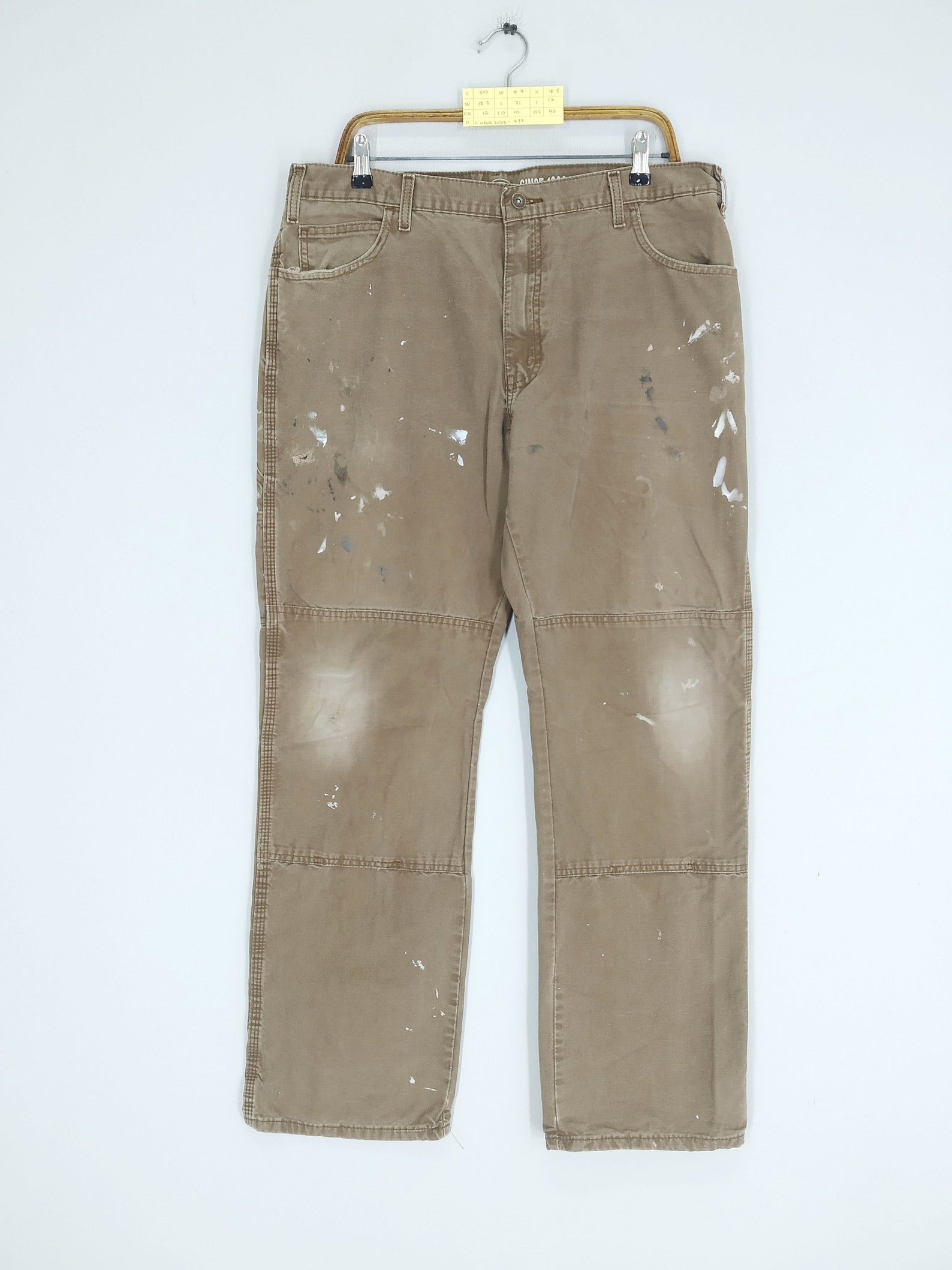 Vintage 90s Dickies Workwear Double Knee Duck Pants Dickies Paint ...