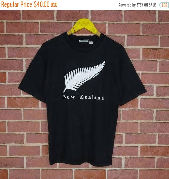 Forblive Port Immunitet Rare New Zealand Big Logo Nice Design New Zealand T-shirt - Etsy Finland