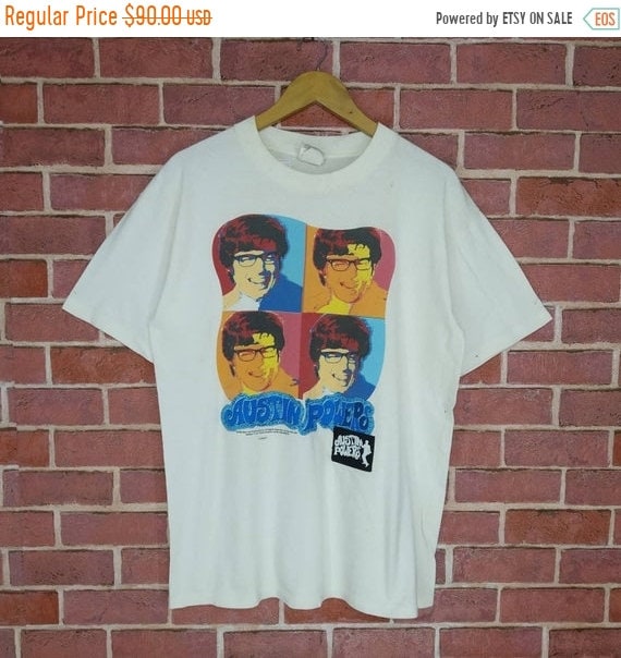 Vintage 90s Austin Powers American Comedy Film Movie T-shirt - Etsy