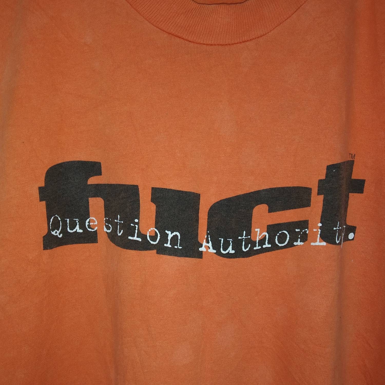 Vintage FUCT Logo Skateboard Streetwear Style T-shirt Size