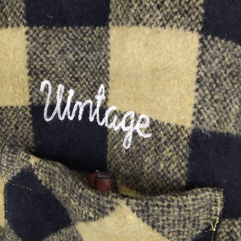 Sanford Vintage Double Pocket Workwear Style Button Down medium size Rare!