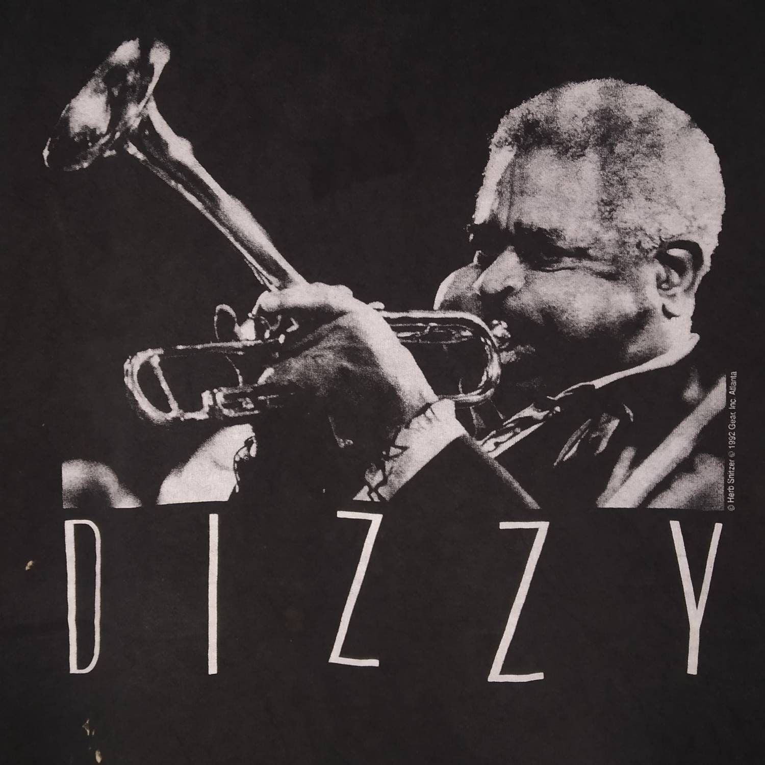 Vintage Dizzy Gillespie American Jazz Music Promo T-shirt Vintage Dizzy Gillespie American Jazz Music Promo T-shirt