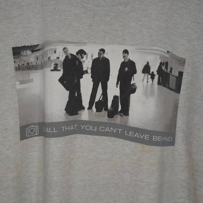 U2 Alternative Rock Band Promo Music T-shirt Size XL Rare!
