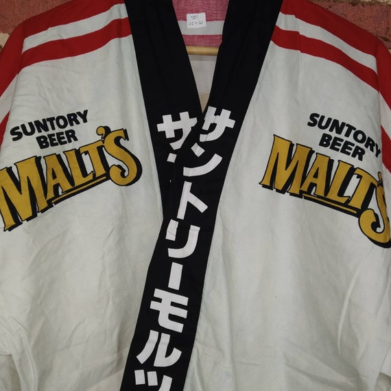 Rare!! Haori Kimono Suntory Malts Beer Big Logo Short… - Gem