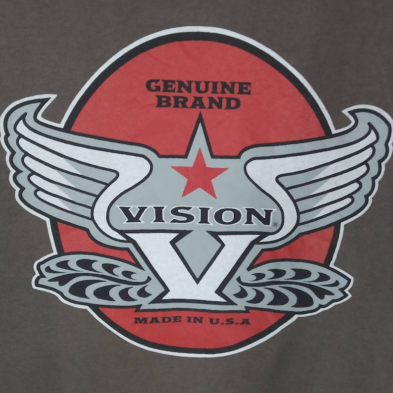 Vintage Vision Street Wear Skateboard Style Tshirt Etsy