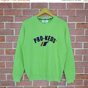 Vintage Pro Keds Big Logo Sweatshirts Embroidery Logo