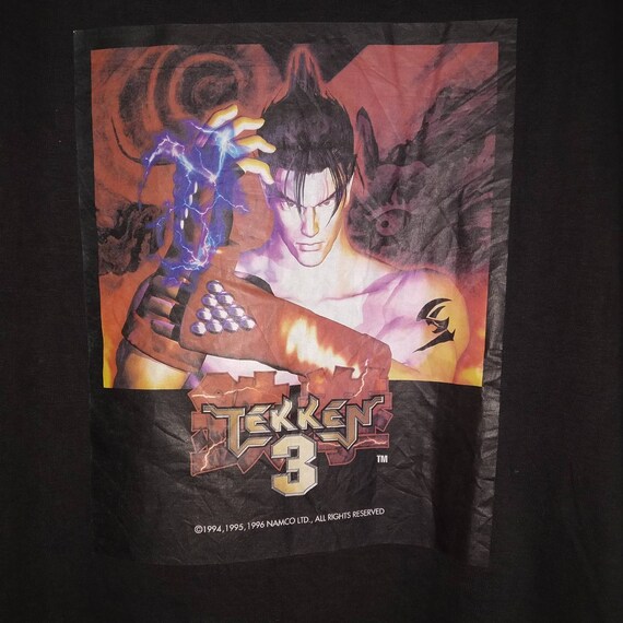 Vintage Tekken 3 Fighting Video Game Tekken T-shi… - image 3