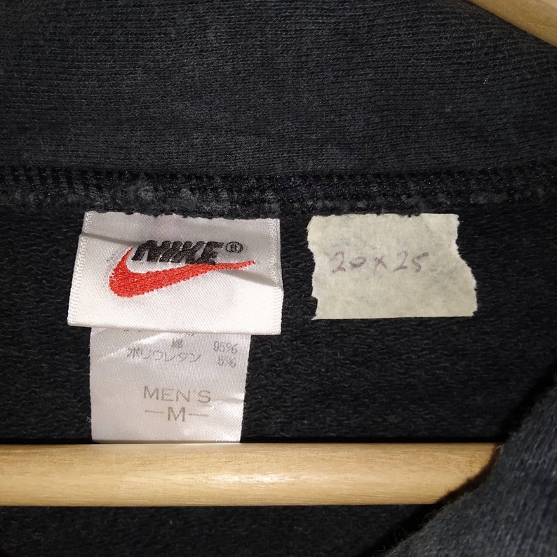Vintage Nike Grey Tag Embroidery Logo Nike Swoosh Half zipper | Etsy