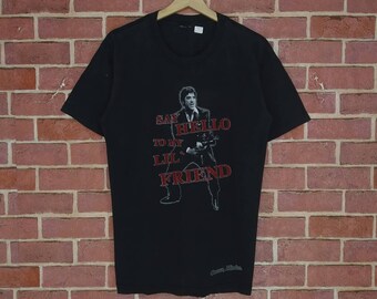 Zeldzaam!! Scarface American Crime Drama Film Tony Montana Al Pacino T-shirt maat M