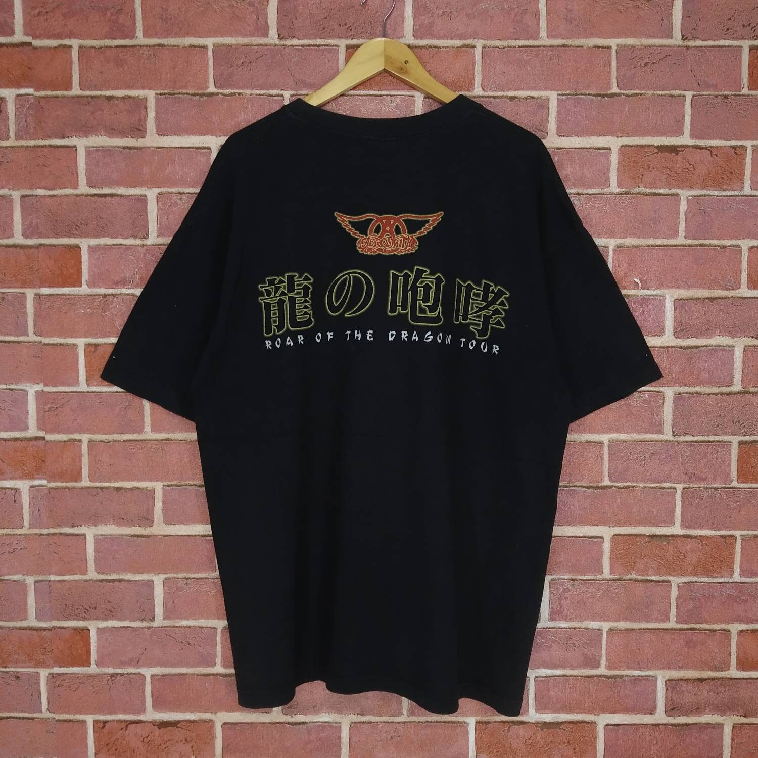 T-shirt Vintage Aerosmith MTV Icon 2002 – Raglan 2XL Y2K Années 90/2000