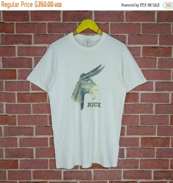 Vintage 90s Beck Odelay American Band Promo T shirt Unisex Medium Size Etsy Canada