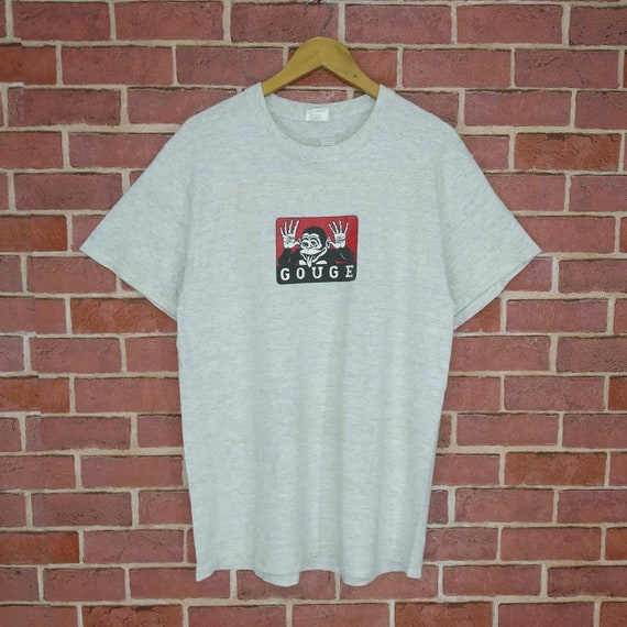 Vintage 90s Gouge Skate Surf Skatewear Tshirt