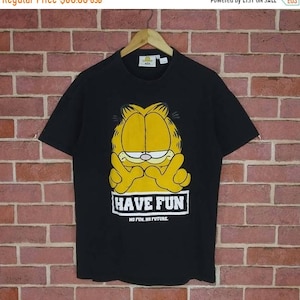 Maglietta promozionale vintage Garfield fumetto americano taglia M