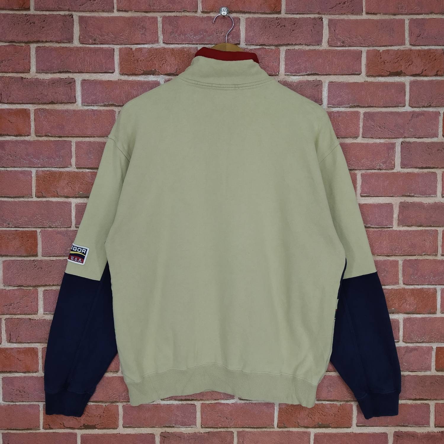Rare!! Mcgregor Sport Half Zipper Sweatshirt Unisex Medium