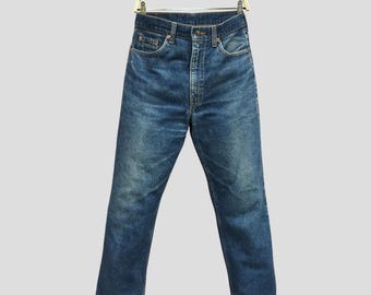 Vintage Levi's 673 Work Jeans: 90s Khaki Denim, Relaxed Fit (W28