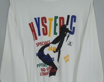 Vintage Hysteric Glamour Japan White Tshirt Medium Hysteric