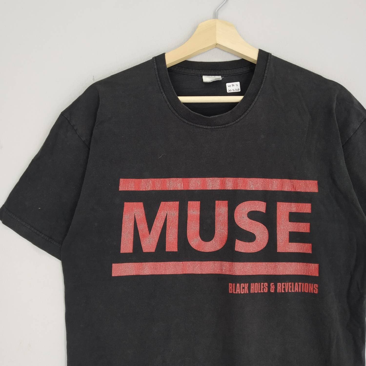Vintage 00s Muse Band Alternative Rock Music Promo Tour T-shirt