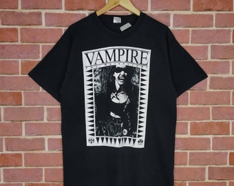 Vintage 90s Vampire The Masquerade Gamers Horror T-shirt
