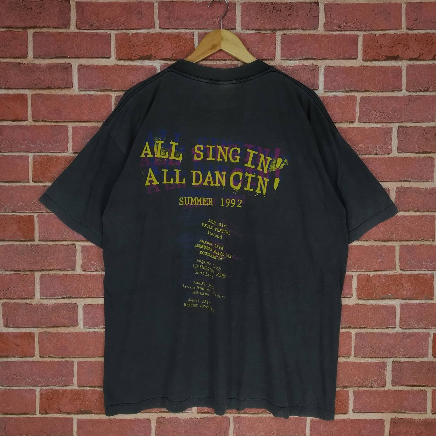 90s ワンダースタッフ Tシャツ バンド バンT アメリカツアー 90s ワンダースタッフ Tシャツ バンド バンT アメリカツアー メンズ