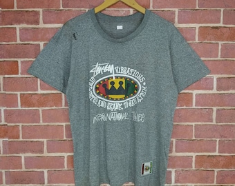 Vintage Stussy International Tribe 90s Reggae Irie