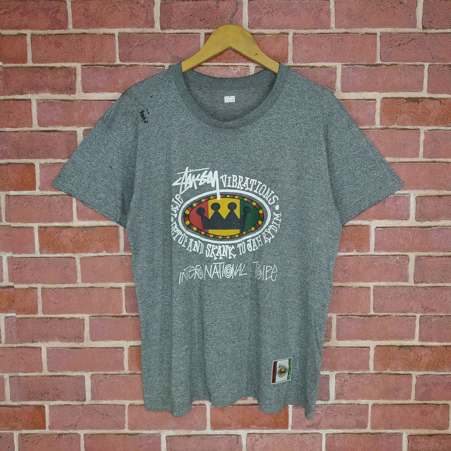 Vintage Stussy International Tribe 90s Reggae Irie Vintage Stussy International Tribe 90s Reggae Irie