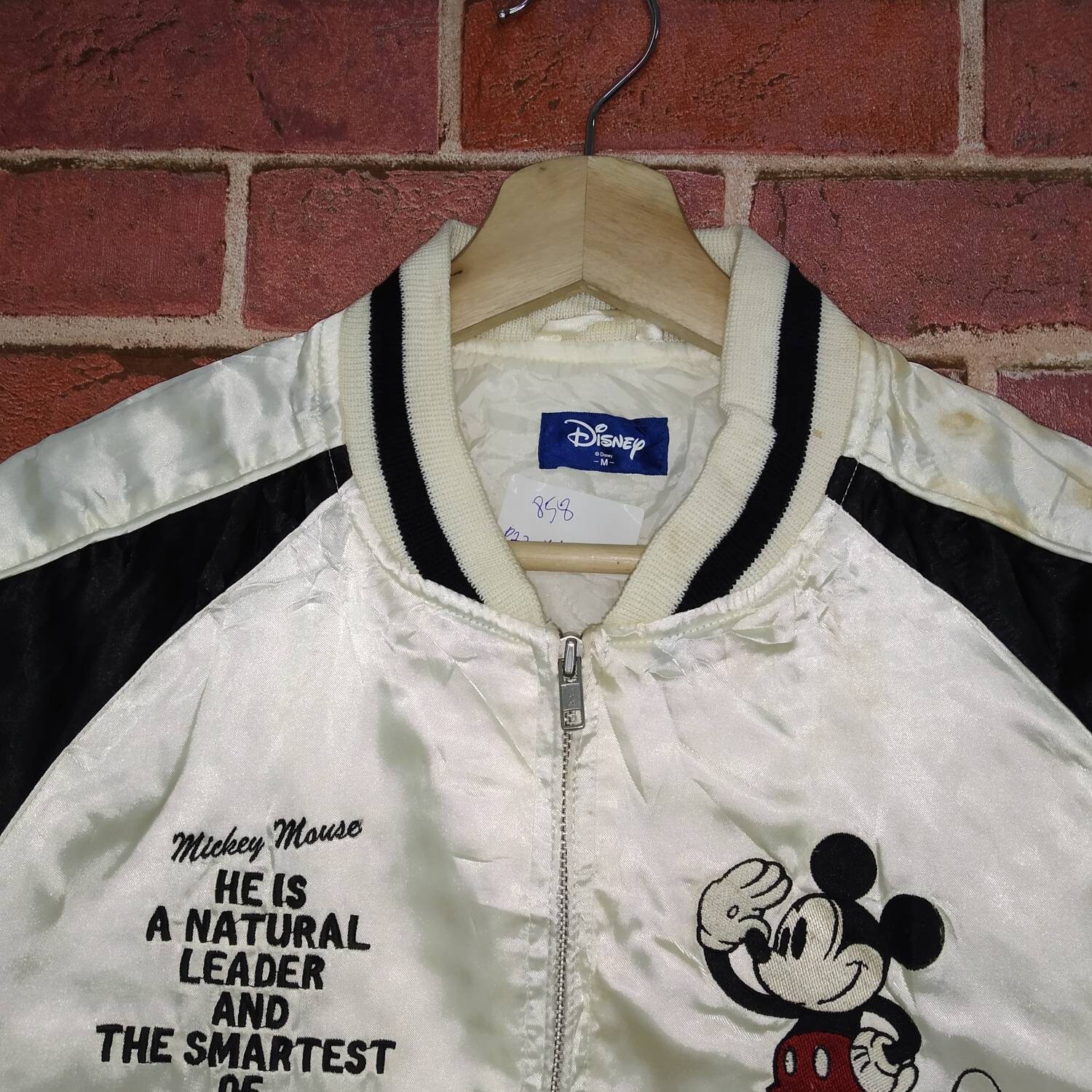 Rare!! Mickey Mouse Style Sukajan Souvenir Jacket by Disney