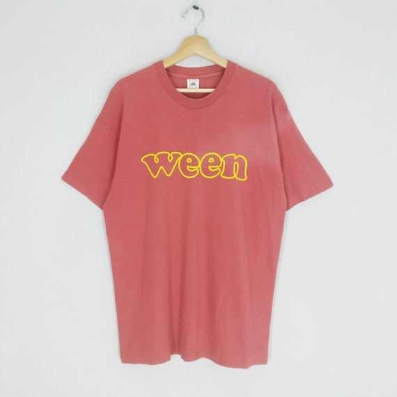 Vintage 90's Ween American Rock Band Crewneck T shirt Xlarge Ween Chocolate And Cheese Album Promo Music T-shirt Size XL