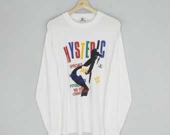 Vintage Hysteric Glamour Japan White Tshirt Medium Hysteric