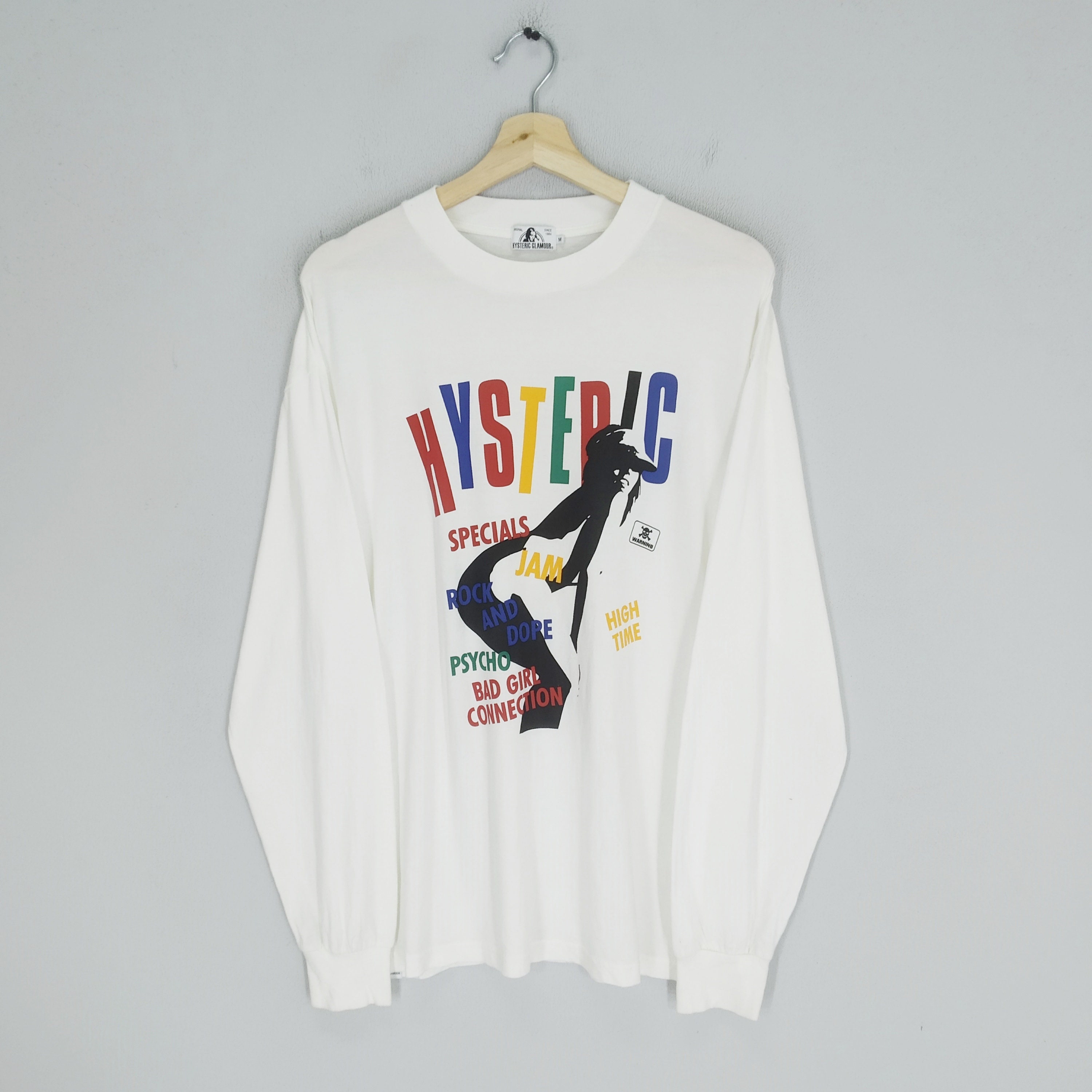 Vintage Hysteric Glamour Japan White Tshirt Medium Hysteric