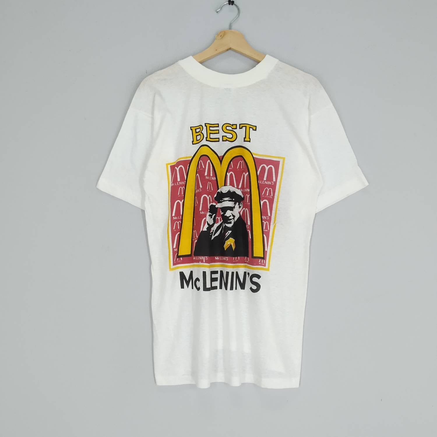 Vintage 90s Mclenin's the Party is Over Big Image Backprint Promo