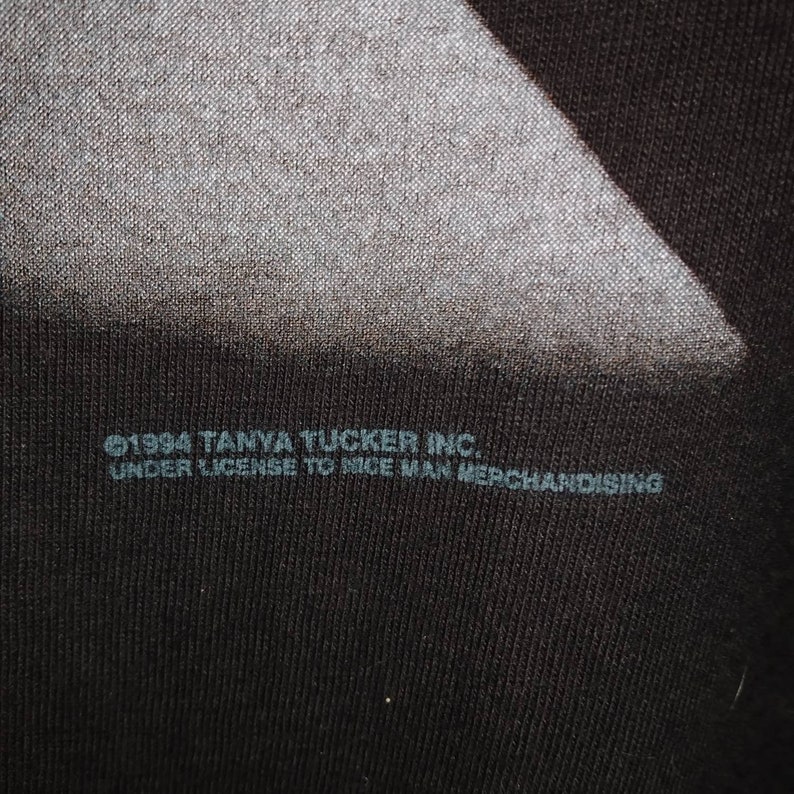 Vintage 90s Tanya Tucker Album Promo Tour Concert Country Music T-shirt medium size