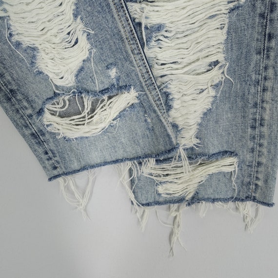 Vintage RNA Ripped Distressed Jeans Denim Faded B… - image 5