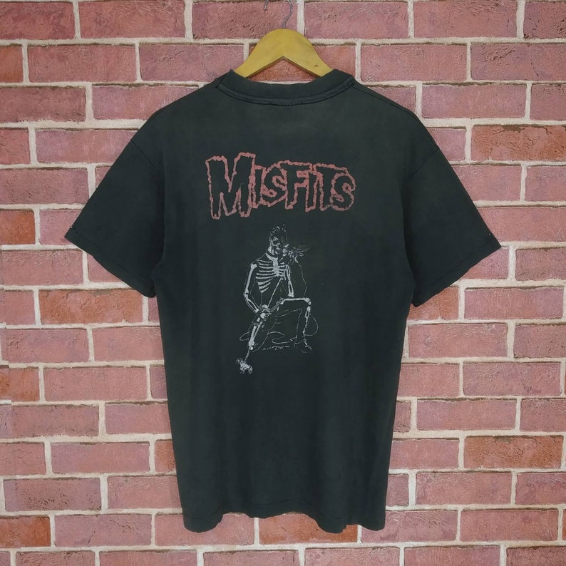 Vintage 90s Misfits Legacy Of Brutality Backprint Punk Rock Promo Band Tour T-shirt