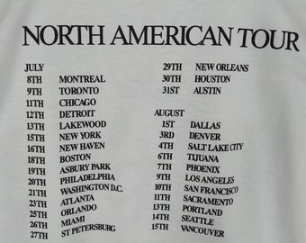 ミュージシャン EMF/1991 North American Tour T-shirt L Vintage EMF 1991 North American Concert Tour NEW Original T