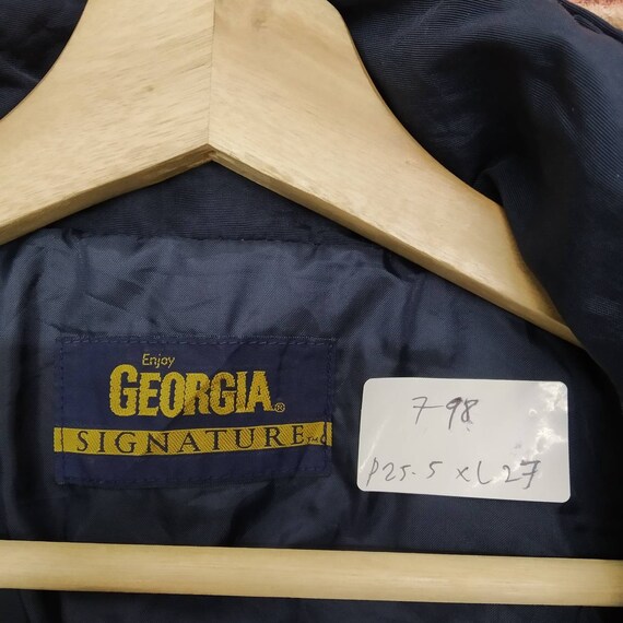 Rare Enjoy Georgia Signature Embroidery Logo Windbreaker Zipper
