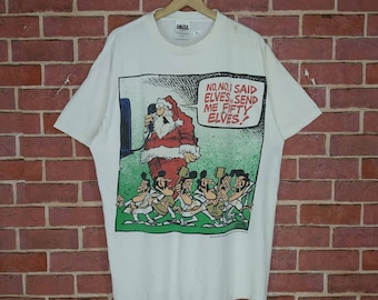Vintage 90s Mother Goose And Grim Animated Cartoon Big Print Promo T-shirt Size XL