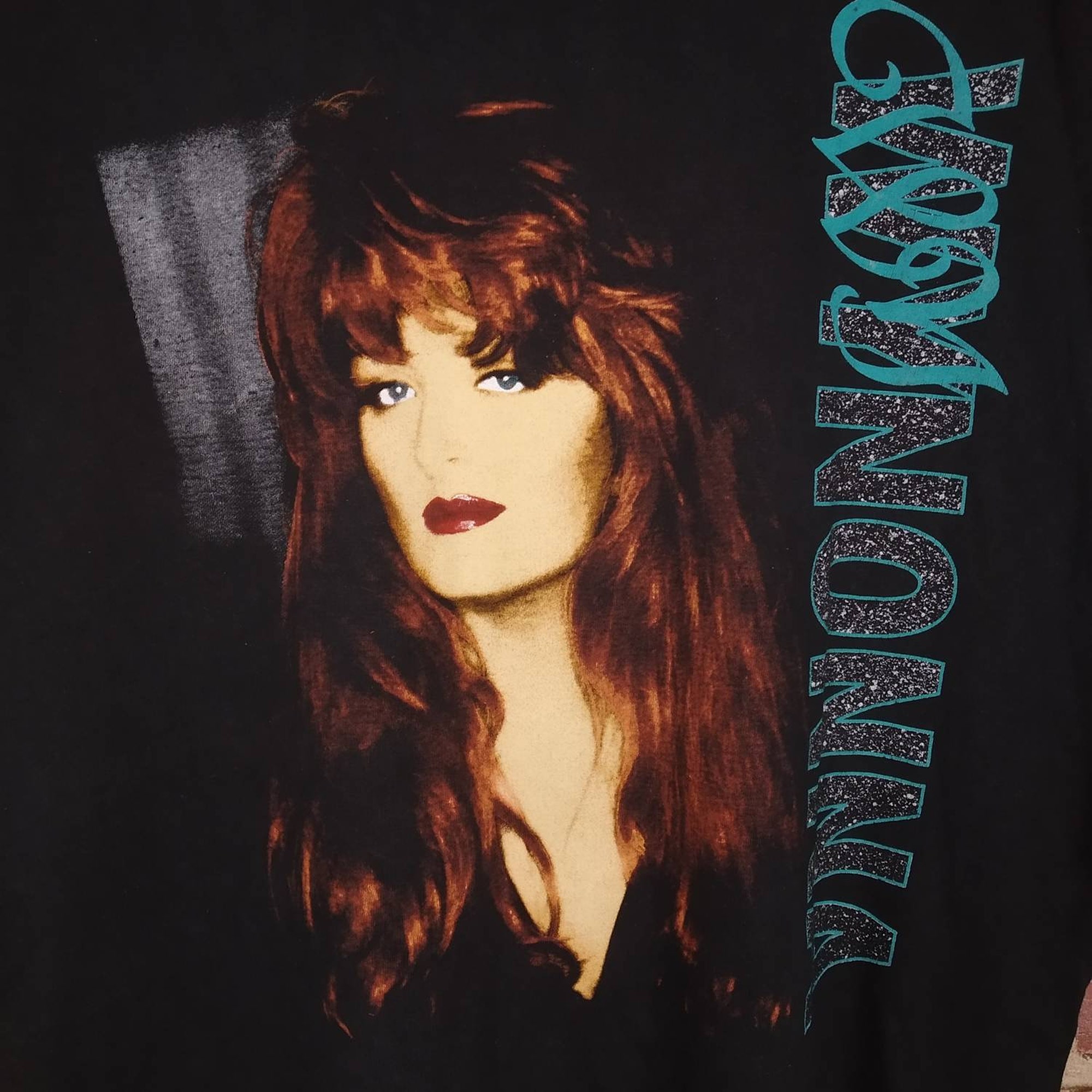 Vintage 90s Wynonna Judd American Singer Promo Music Tour T-shirt