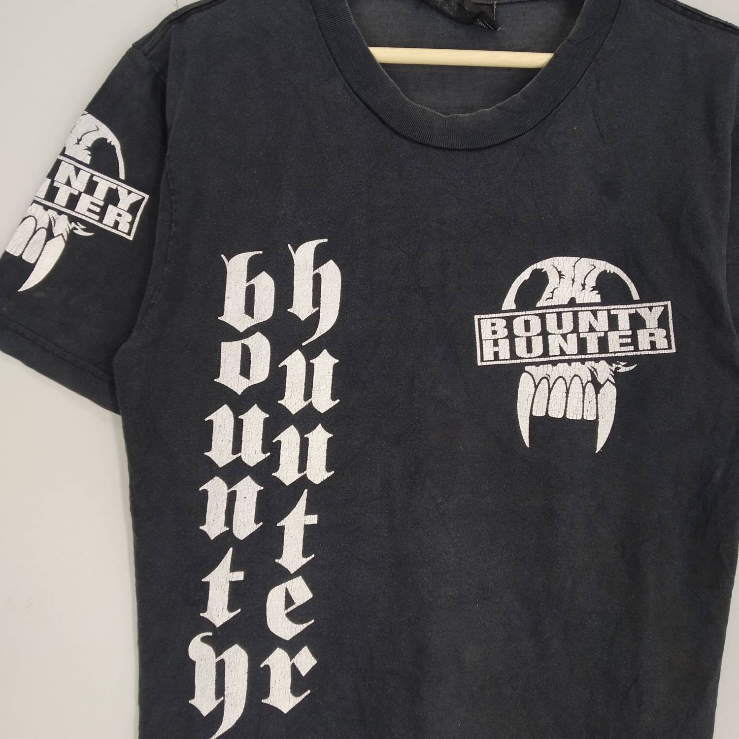 Rare!! Bounty Hunter Black T-shirt Medium Size Bounty Hunter Japan