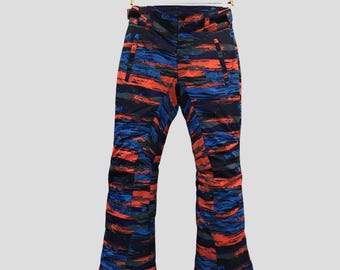 Vintage 90s Brown Cargo Ski Pants Unisex Snowboarding Burton