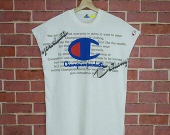 Champion Products Big Logo T-shirt senza maniche unisex taglia grande