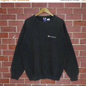 vintage 80s champion reverse weave hoodie chopped sz L sweat