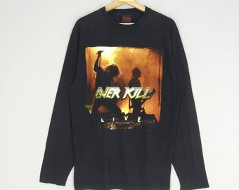 ヴィンテージ 90年代 OVER KILL I HEAR BLACK Tシャツ ヴィンテージ 90