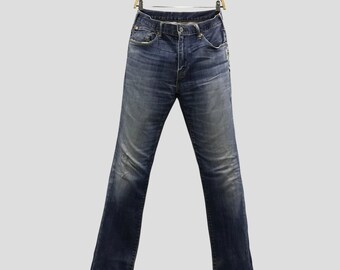 Vintage 90s Denime Orizzonti Japan Denim Jeans Button Style